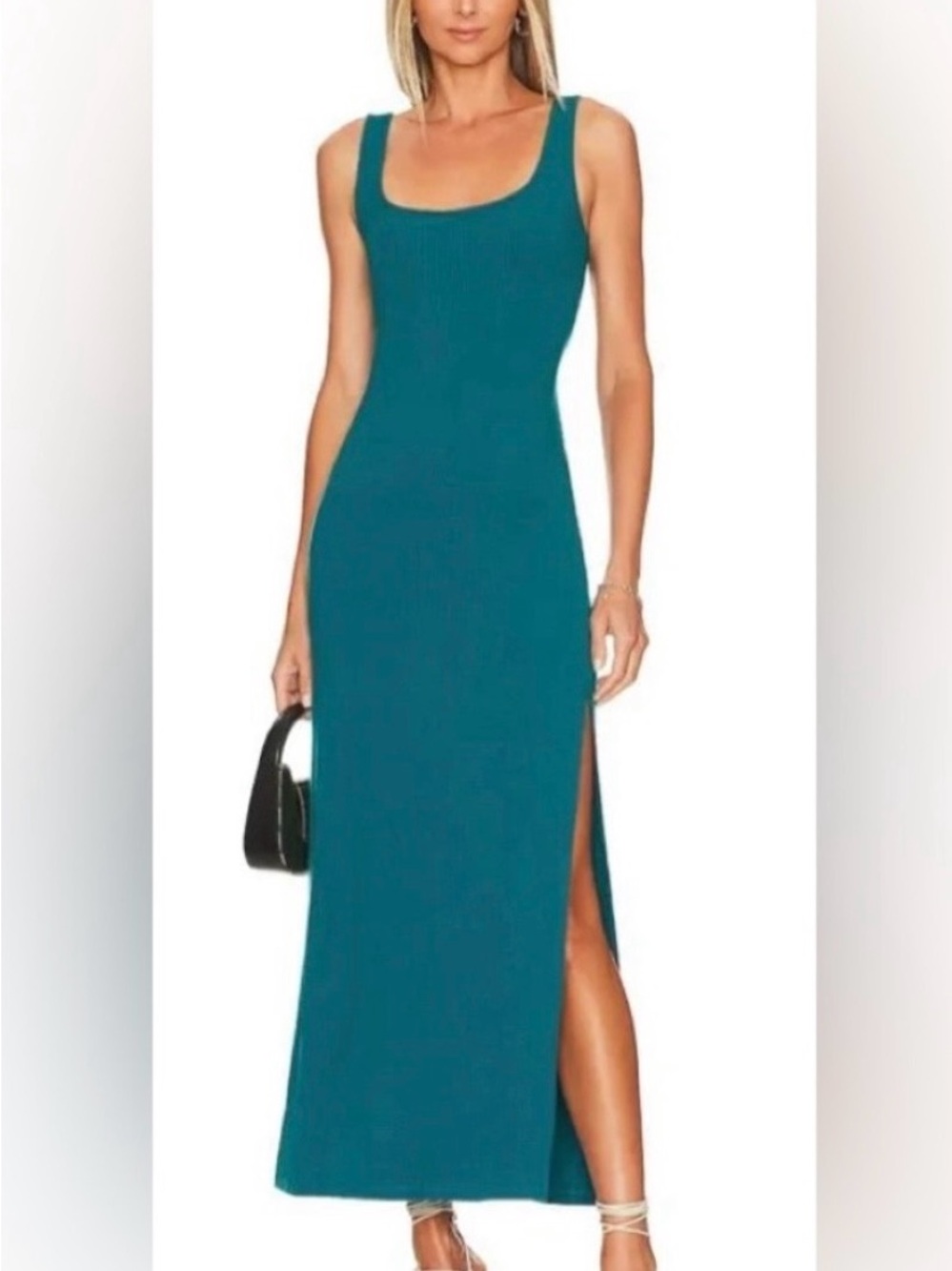l*space Mara NAVY Scoop Neck Sleeveless Maxi Dress